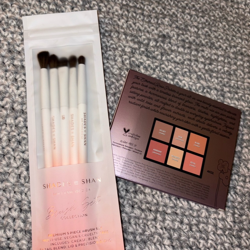 *BUNDLE* Ethereal Glow Face and Eye Palette - WITH* SHADES BY SHAN BRUSHES - Picture 5 of 7